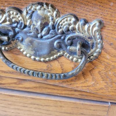 Sale Photo Thumbnail #868: Castors are good, hardware is beautiful and it's handmand feom early part of 20th century