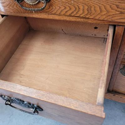 Sale Photo Thumbnail #872: Castors are good, hardware is beautiful and it's handmand feom early part of 20th century