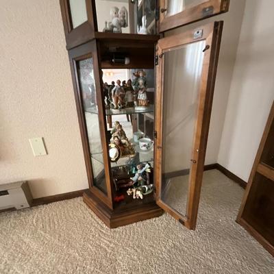 Lighted Slim China Hutch