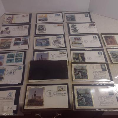 Sale Photo Thumbnail #1424: Collection of Assorted First Day Cover Stamps (#8).  Please see all pictures for selection.