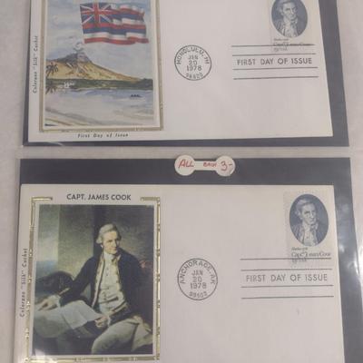 Sale Photo Thumbnail #1438: Collection of Assorted First Day Cover Stamps (#8).  Please see all pictures for selection.