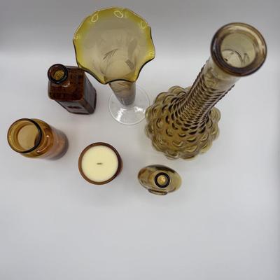 Amber Glass Assortment