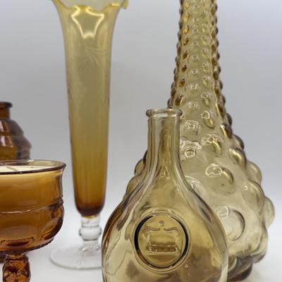 Amber Glass Assortment