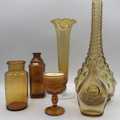 Amber Glass Assortment
