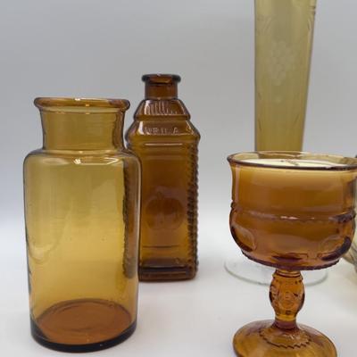 Amber Glass Assortment