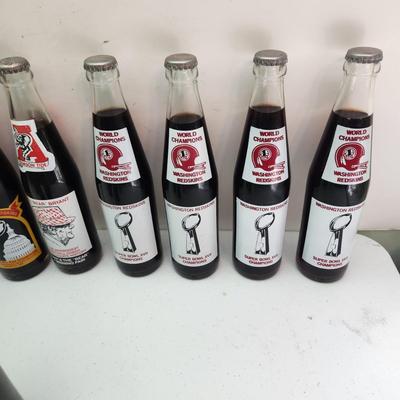 Washington Redskins Baltimore Colts Orioles Georgetown U Sports Collectable Memorabilia Glasses Coca-Cola Bottles Cal Ripken