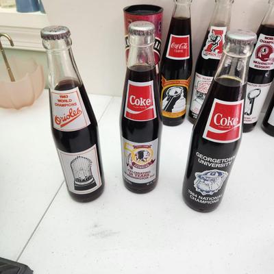 Washington Redskins Baltimore Colts Orioles Georgetown U Sports Collectable Memorabilia Glasses Coca-Cola Bottles Cal Ripken
