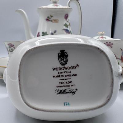 Wedgwood Cuckoo Bone China Tea Set – Elegant & Collectible