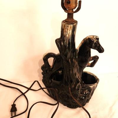 Lot #71 Vintage 1960's Ceramic TV Lamp