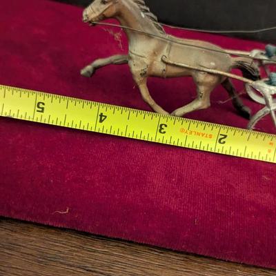 Vintage Lead Horse Harness Racing Jockey Made In USA #43