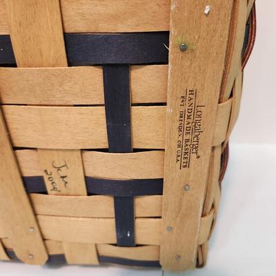 4 Longaberger Baskets Spring into Dresden II 2000, Women Memories Basket , Holiday Star with Liner & bowl