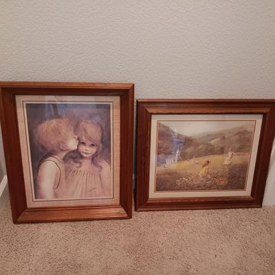 2 FRAMED PICTURES