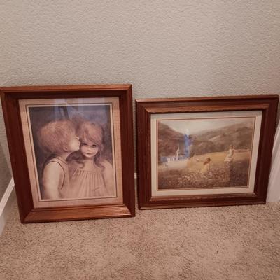 2 FRAMED PICTURES