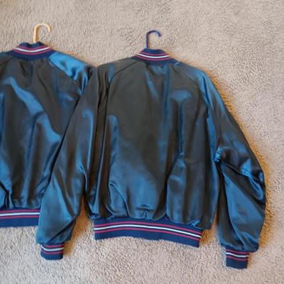 HIS AND HERS BUDWEISER WINDBREAKERS (MED & LRG)