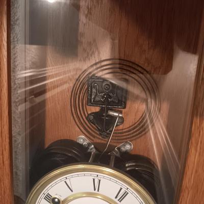 31 DAY PENDULUM WALL CLOCK WITH A KEY