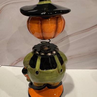 Halloween Collection: 4 Skeleton Plastic Goblets, 2 Woodland Fairy Dolls, 1 Bobble Head & a Pumpkin Necklace
