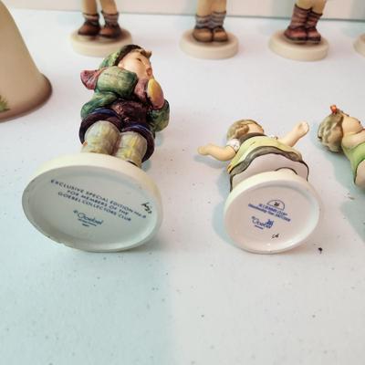 Lot of 12 Goebel Hummels Figurines & Bell