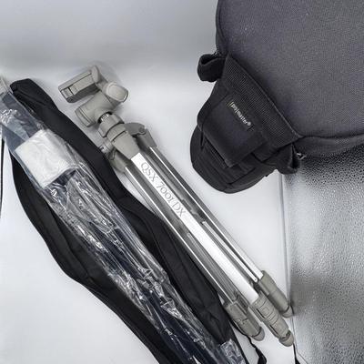 Photographer’s Assistant -Tripod & Camera Bag Bundle