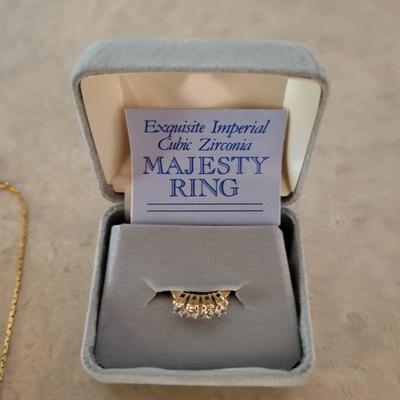 A VARIETY OF GOLD-TONE JEWELRY