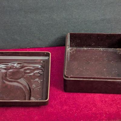 1930's Art Deco Hickok USA Molded Bakelite/Catalin Valet Box Horse #50
