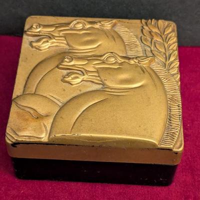 1930's Art Deco Hickok USA Molded Bakelite/Catalin Valet Box Horse #51