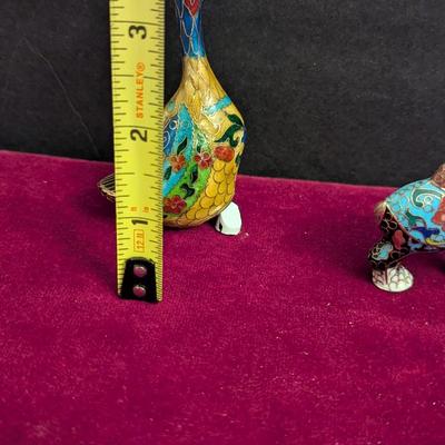 Vintage Chinese Cloisonne Animals #53