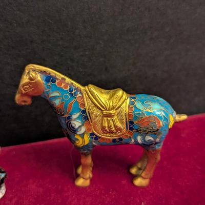 Vintage Chinese Cloisonne Animals #53