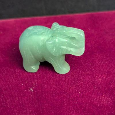 Natural Healing Stones Carved Elephants #54