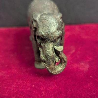 Vintage Cast Iron Elephant #55