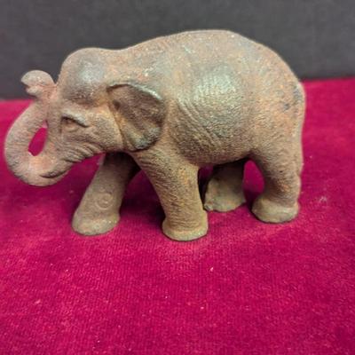 Vintage Cast Iron Elephant #56