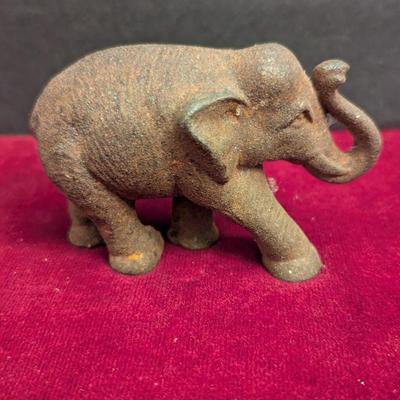 Vintage Cast Iron Elephant #56