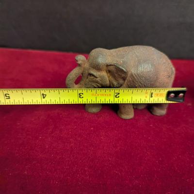 Vintage Cast Iron Elephant #56