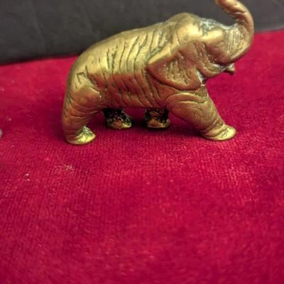Vintage Brass Elephants #58