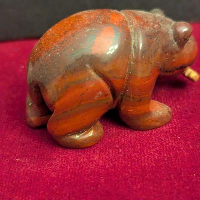 Brown Grizzly Bear Holding A Fish #68