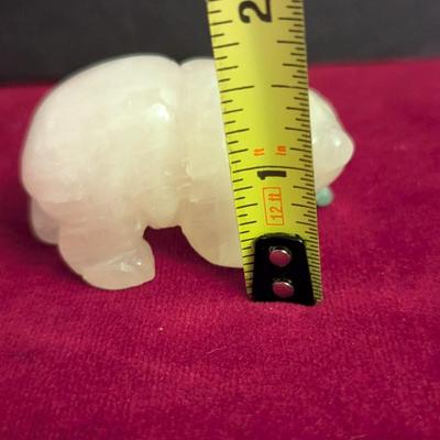 Amber Onyx Grizzly Bear With Fish #69