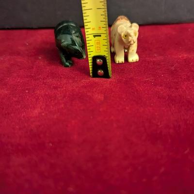 Hand Carved Bear Figurines #71