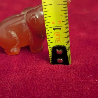 Antique Hand Carved Natural Amber Bear #72