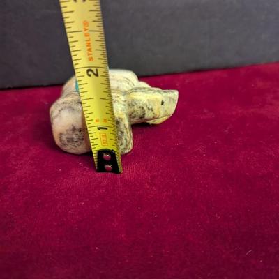 Native American Zuni Marble Bears #73