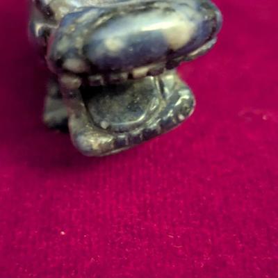 Hand Carved Stone Hippos #79