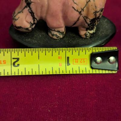 Hand Carved Stone Hippos #79