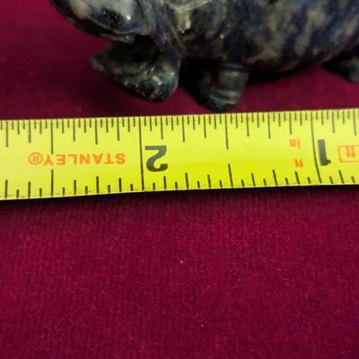 Hand Carved Stone Hippos #79