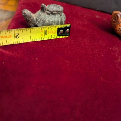 Stone Carved Turtle Figures #83