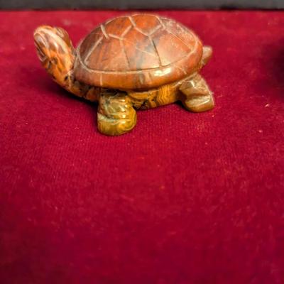 Stone Carved Turtle Figures #83