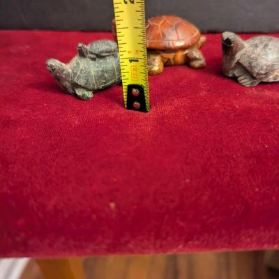 Stone Carved Turtle Figures #83