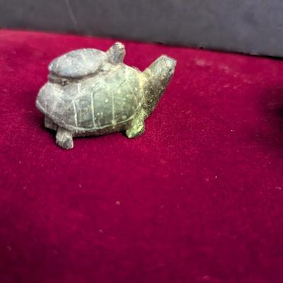 Stone Carved Turtle Figures #83