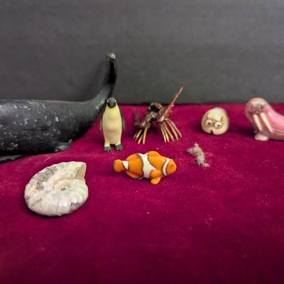 Collection Of Sea Life Animal Figurines #84