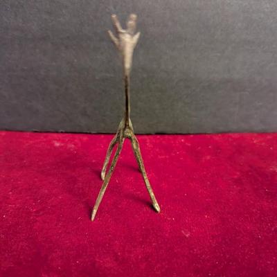 Vintage Brass Giraffe Etched Design #87