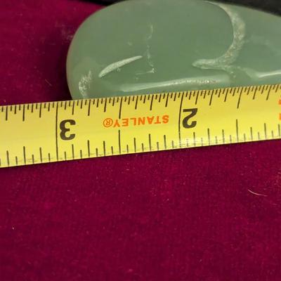Hand Carved Hedgehog Figure & Jade Stone Carved Mouse #91