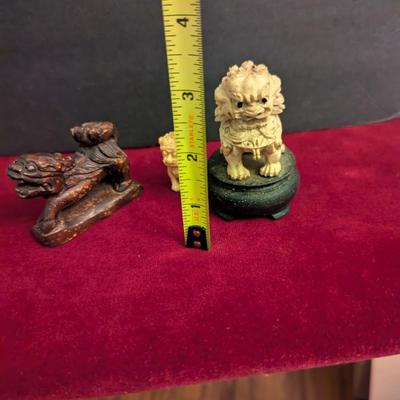 Antique Fu Dog Figures #90