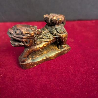 Antique Fu Dog Figures #90